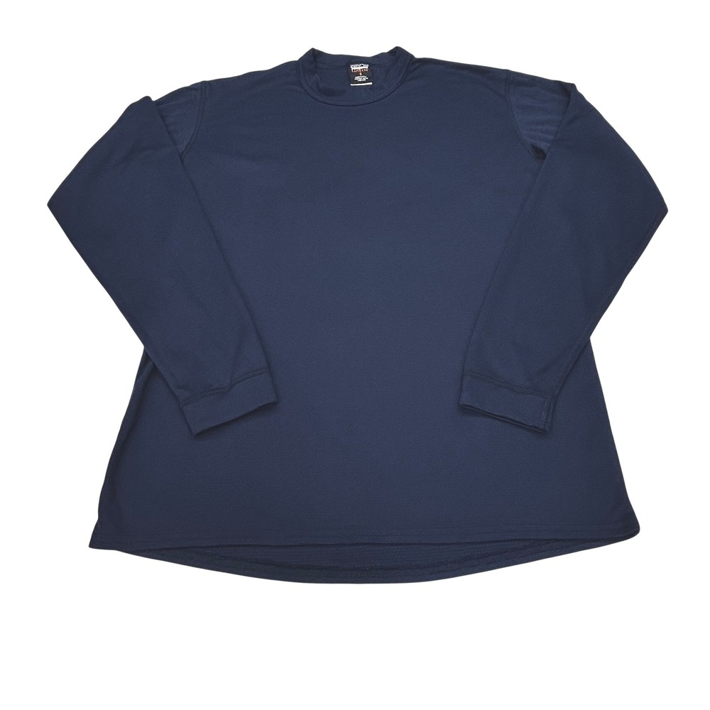 Patagonia Capilene Base Layer Shirt Mens Small Navy Thermal Outdoor Hiking USA